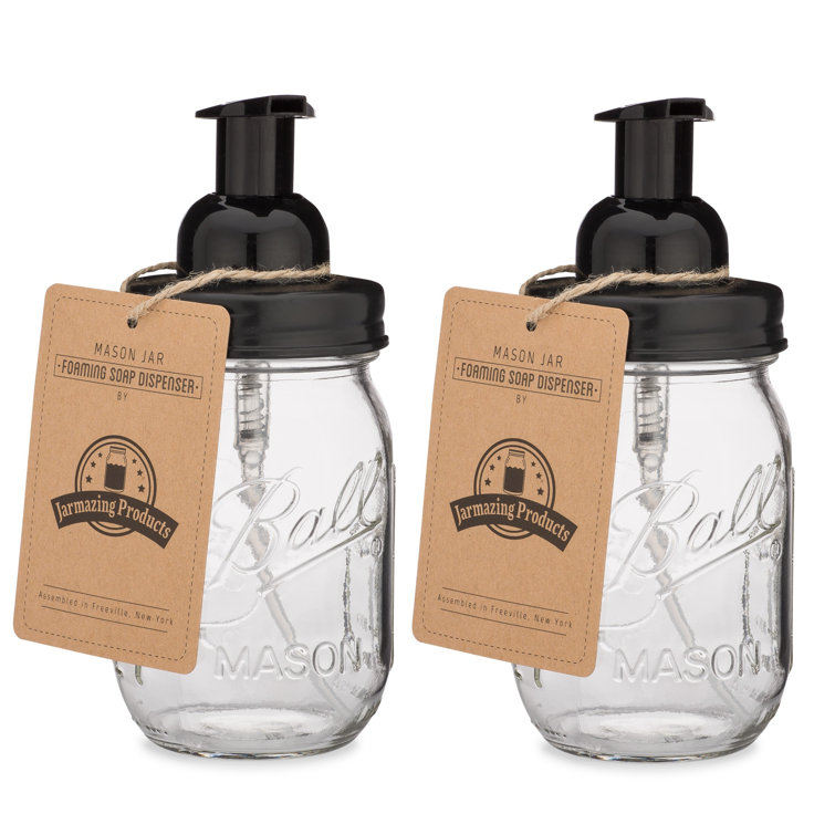 Jarmazing Products Mason Jar Foaming Soap Dispenser & Reviews Wayfair